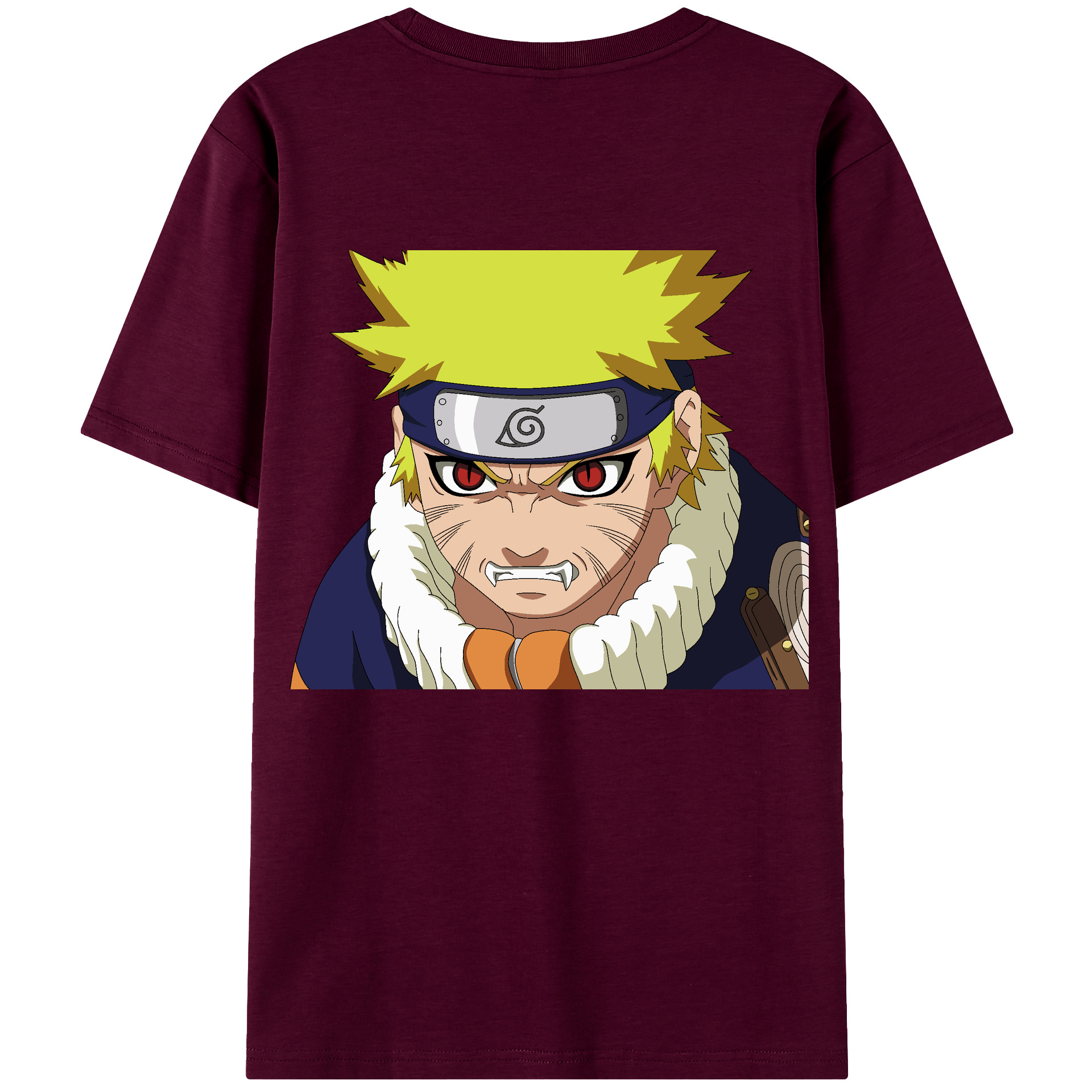 （画像用） NARUTO -ナルト- うずまき ナルト Uzumaki Naruto レディース半袖Tシャツ(バックプリント)